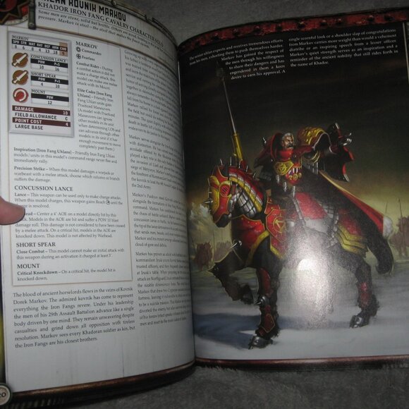 Warmachine RPG Softcover Book Khador 2409A6 - Picture 9 of 9